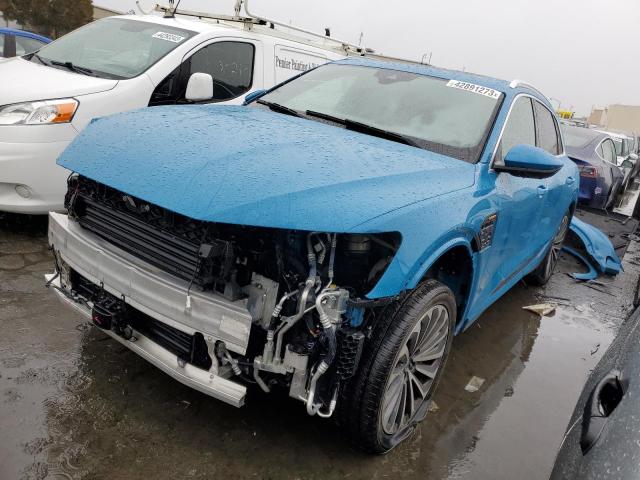 WA1VAAGE9KB014524 - 2019 AUDI E-TRON PRESTIGE BLUE photo 1