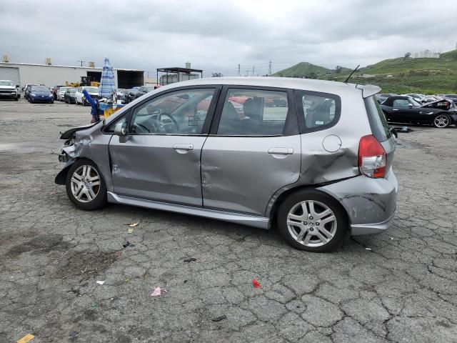 JHMGD37648S011323 - 2008 HONDA FIT SPORT SILVER photo 2