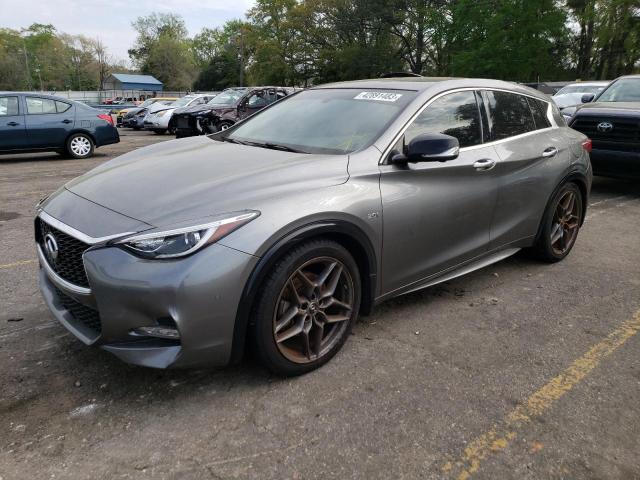 SJKCH5CP5HA023885 - 2017 INFINITI QX30 BASE GRAY photo 1