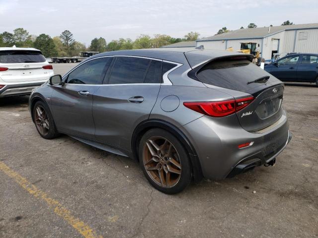 SJKCH5CP5HA023885 - 2017 INFINITI QX30 BASE GRAY photo 2