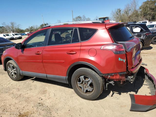 JTMZFREV3GJ084754 - 2016 TOYOTA RAV4 LE RED photo 2