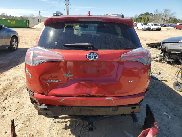 JTMZFREV3GJ084754 - 2016 TOYOTA RAV4 LE RED photo 6