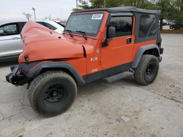 1J4FA39S66P722693 - 2006 JEEP WRANGLER X ORANGE photo 1