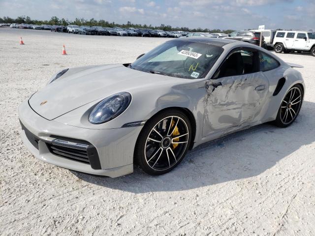 WP0AD2A97MS257538 - 2021 PORSCHE 911 TURBO GRAY photo 1