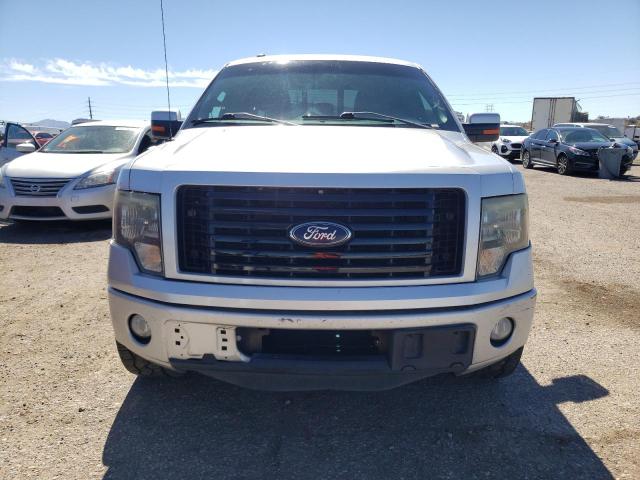 1FTFW1CT6CFB99562 - 2012 FORD F150 SUPER SILVER photo 5