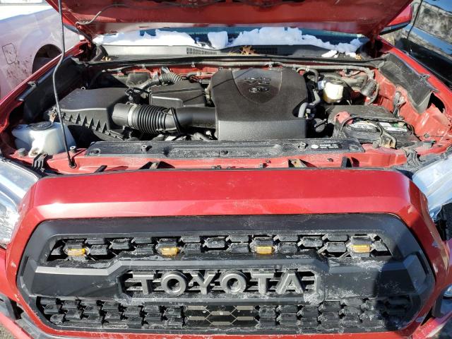 5TFSZ5AN6JX137233 - 2018 TOYOTA TACOMA ACCESS CAB RED photo 11