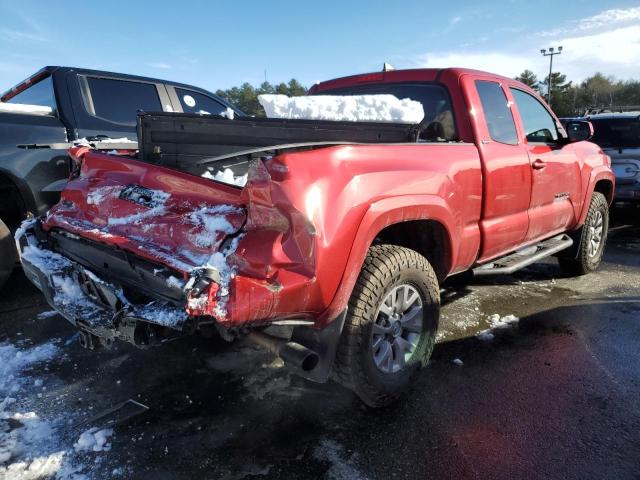 5TFSZ5AN6JX137233 - 2018 TOYOTA TACOMA ACCESS CAB RED photo 3