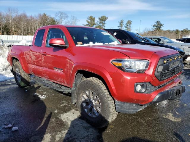 5TFSZ5AN6JX137233 - 2018 TOYOTA TACOMA ACCESS CAB RED photo 4