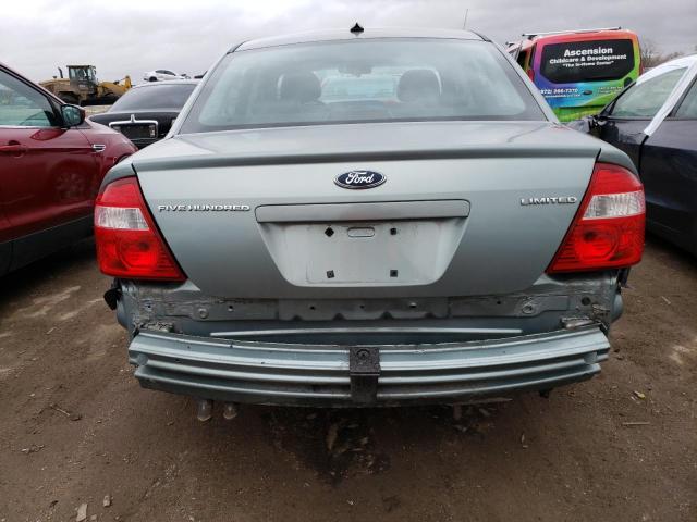 1FAHP25187G138808 - 2007 FORD FIVE HUNDR LIMITED BLUE photo 6