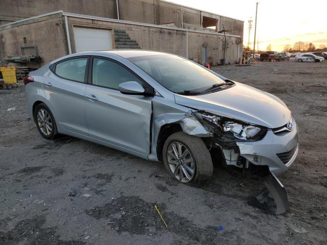 5NPDH4AE1EH517023 - 2014 HYUNDAI ELANTRA SE SILVER photo 4