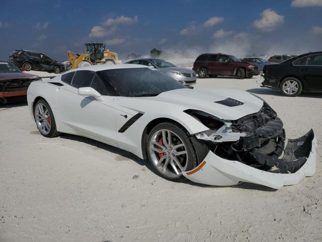 1G1YB2D73K5104478 - 2019 CHEVROLET CORVETTE STINGRAY 1LT WHITE photo 4
