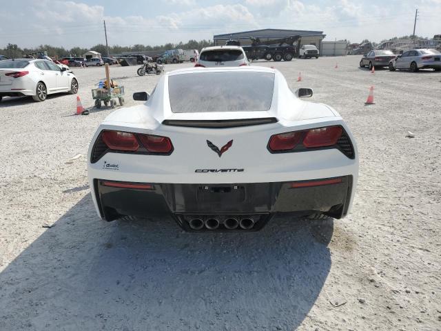 1G1YB2D73K5104478 - 2019 CHEVROLET CORVETTE STINGRAY 1LT WHITE photo 6