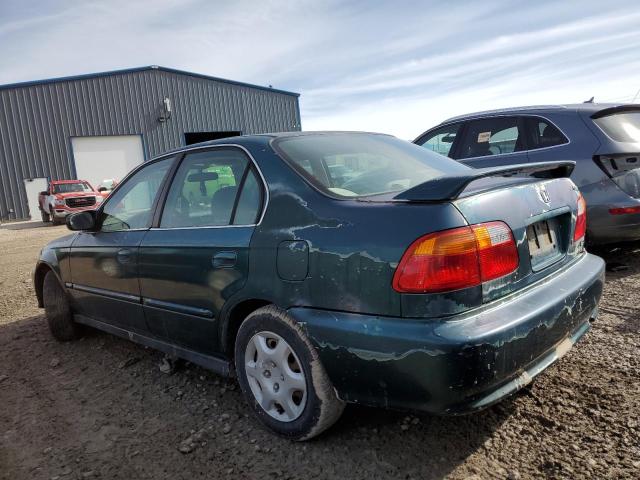 2HGEJ8543YH603014 - 2000 HONDA CIVIC EX GREEN photo 2