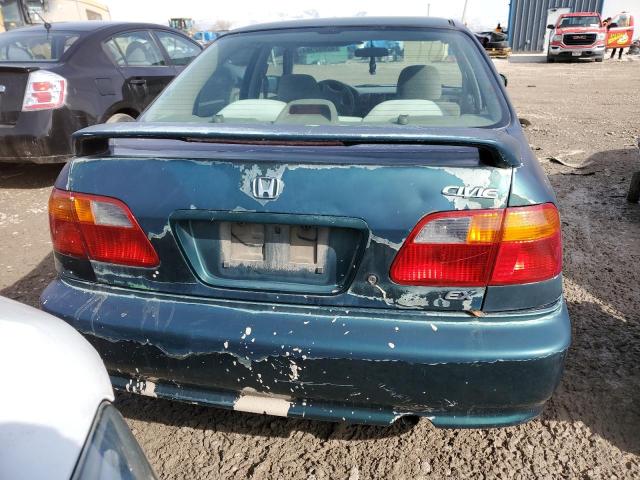 2HGEJ8543YH603014 - 2000 HONDA CIVIC EX GREEN photo 6