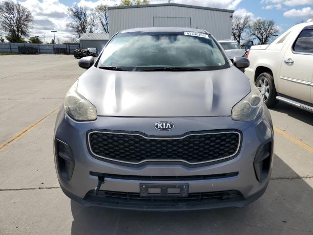 KNDPM3AC0J7317654 - 2018 KIA SPORTAGE LX GRAY photo 5