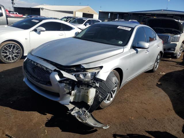 JN1BV7AR6EM683177 - 2014 INFINITI Q50 BASE SILVER photo 1