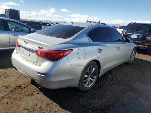 JN1BV7AR6EM683177 - 2014 INFINITI Q50 BASE SILVER photo 3