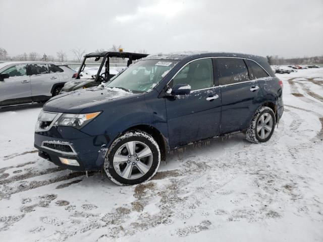 2HNYD2H38CH515792 - 2012 ACURA MDX TECHNOLOGY BLUE photo 1