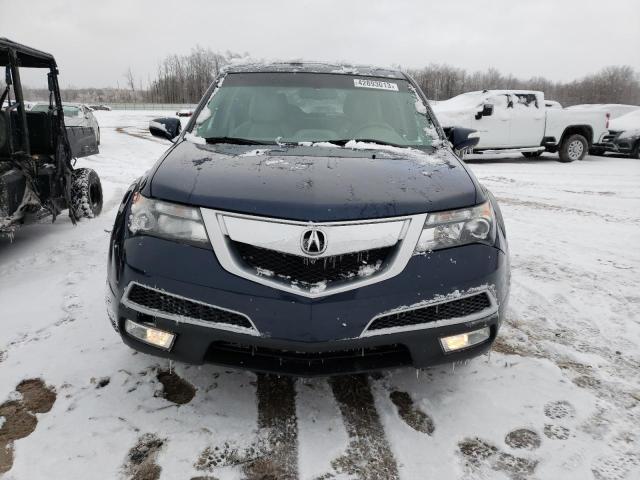 2HNYD2H38CH515792 - 2012 ACURA MDX TECHNOLOGY BLUE photo 5