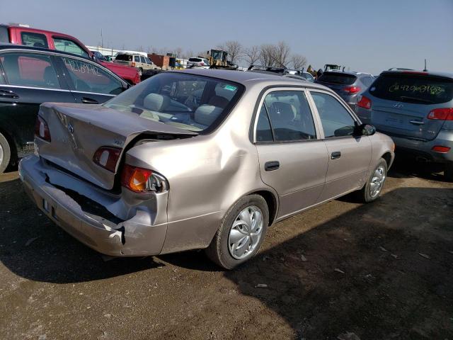 1NXBR12E3WZ063376 - 1998 TOYOTA COROLLA VE TAN photo 3