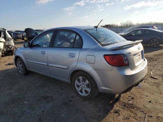 KNADH4A33A6650270 - 2010 KIA RIO LX SILVER photo 2