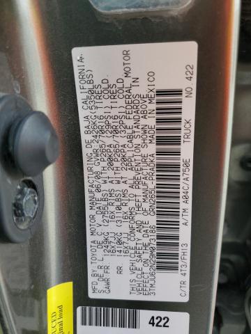 3TMJU62N29M073188 - 2009 TOYOTA TACOMA DOUBLE CAB PRERUNNER BROWN photo 12