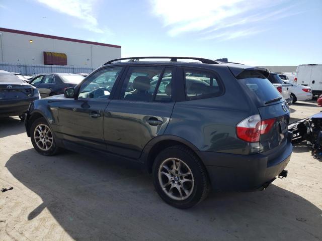 WBXPA73454WB26396 - 2004 BMW X3 2.5I GRAY photo 2