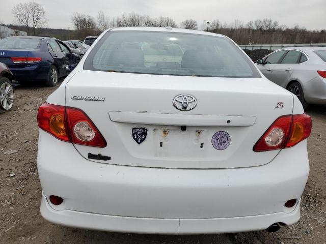 2T1BU40E59C053294 - 2009 TOYOTA COROLLA BASE WHITE photo 6