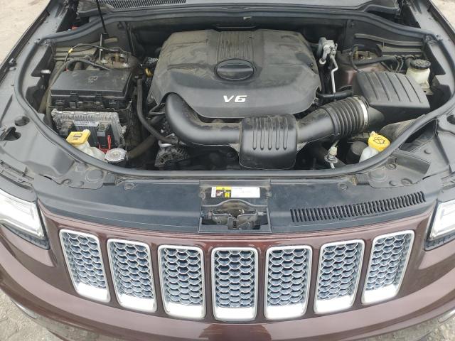 1C4RJFJG0FC612550 - 2015 JEEP GRAND CHER SUMMIT ბურგუნდია ფოტო 12