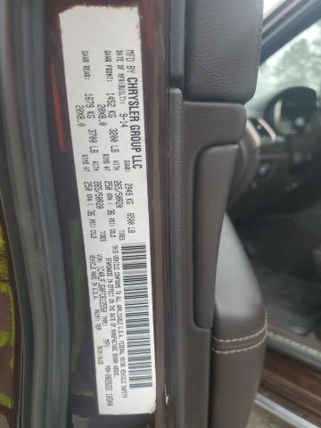 1C4RJFJG0FC612550 - 2015 JEEP GRAND CHER SUMMIT ბურგუნდია ფოტო 13