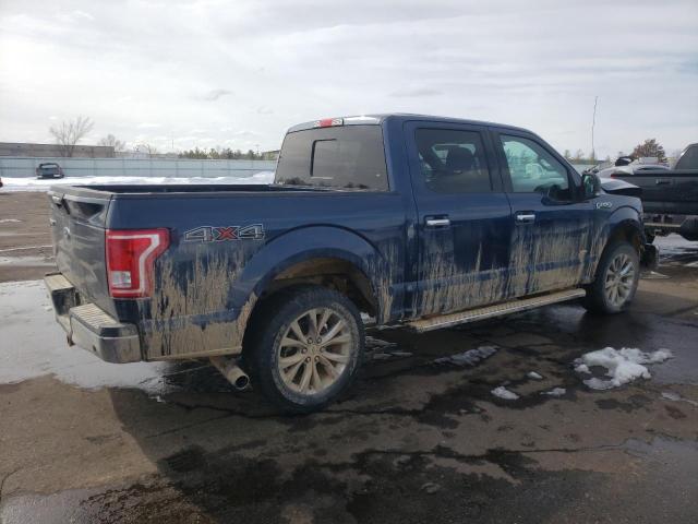 1FTEW1EPXGKD65347 - 2016 FORD F150 SUPERCREW BLUE photo 3