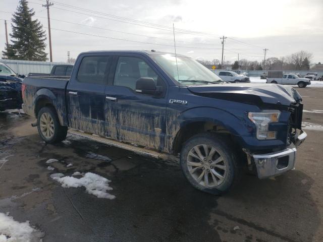 1FTEW1EPXGKD65347 - 2016 FORD F150 SUPERCREW BLUE photo 4