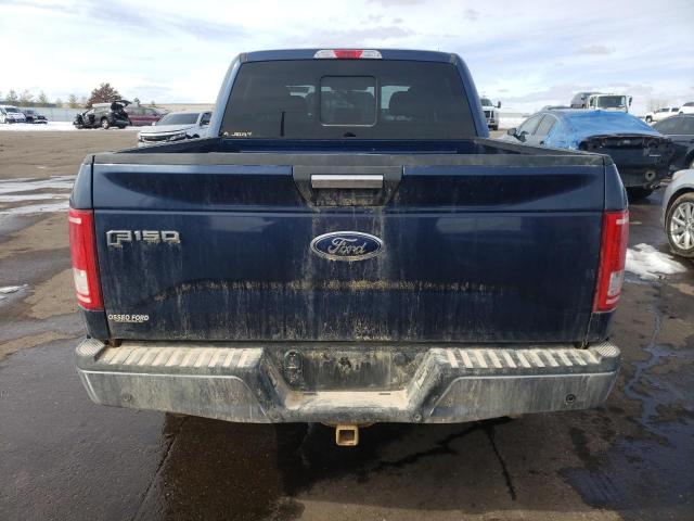 1FTEW1EPXGKD65347 - 2016 FORD F150 SUPERCREW BLUE photo 6