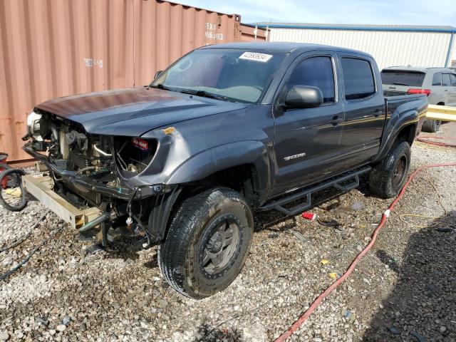 3TMLU4ENXDM131145 - 2013 TOYOTA TACOMA DOUBLE CAB GRAY photo 1