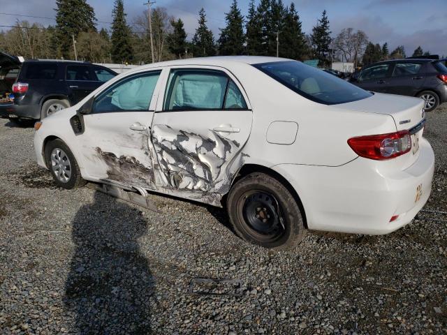 2T1BU4EE6CC849083 - 2012 TOYOTA COROLLA BASE WHITE photo 2