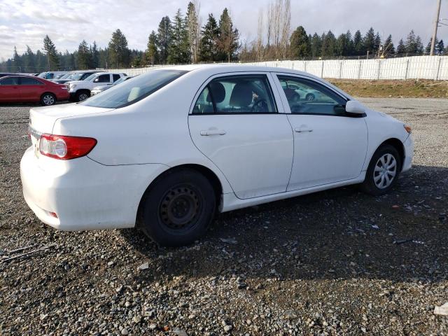 2T1BU4EE6CC849083 - 2012 TOYOTA COROLLA BASE WHITE photo 3