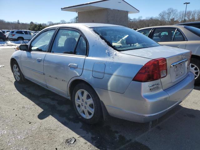 2HGES26733H623193 - 2003 HONDA CIVIC EX SILVER photo 2