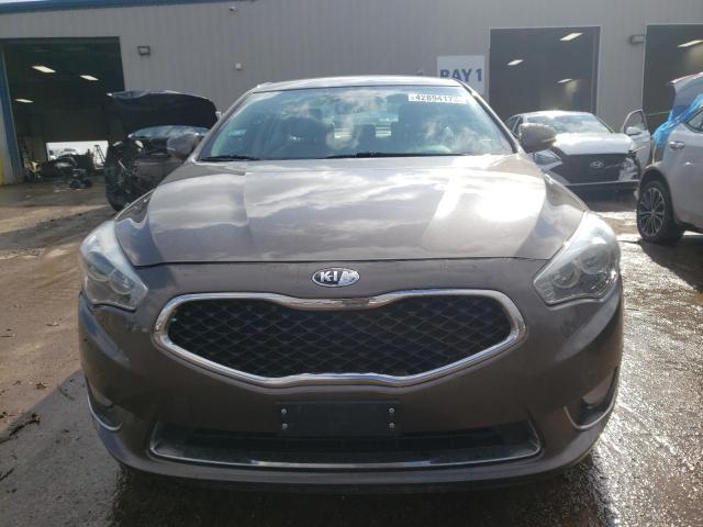 KNALN4D71E5130910 - 2014 KIA CADENZA PREMIUM GRAY photo 5