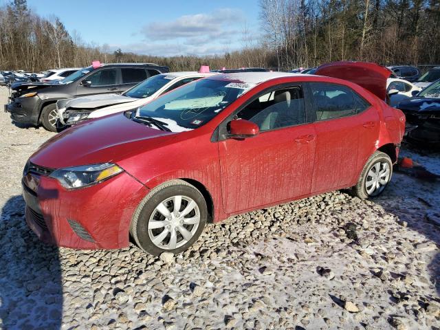 5YFBURHE8GP514700 - 2016 TOYOTA COROLLA L RED photo 1