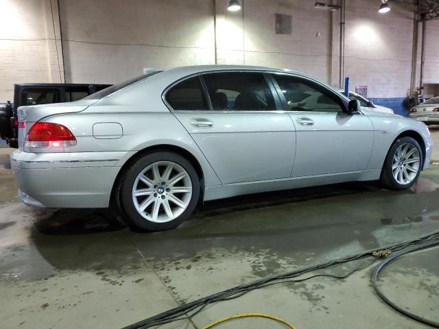 WBAGN63494DS47126 - 2004 BMW 745 LI SILVER photo 3