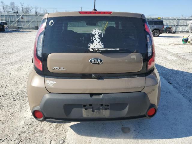 KNDJN2A2XG7289911 - 2016 KIA SOUL TAN photo 6