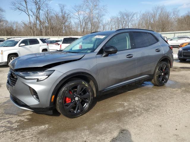 LRBFZPR45MD062456 - 2021 BUICK ENVISION ESSENCE SILVER photo 1