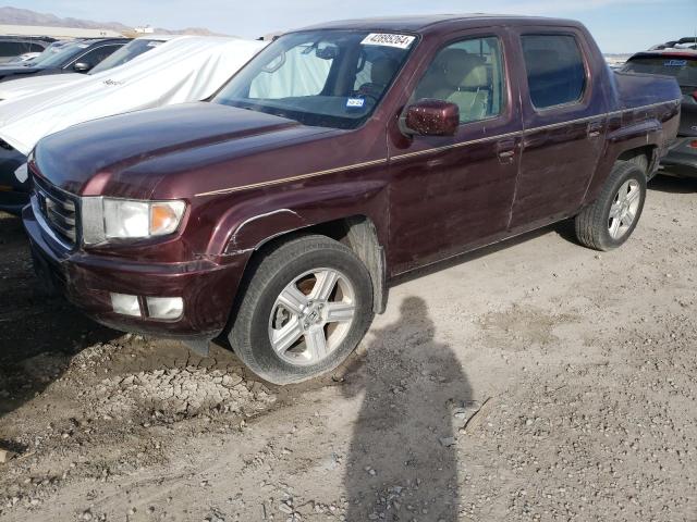 5FPYK1F52DB015331 - 2013 HONDA RIDGELINE RTL BURGUNDY photo 1