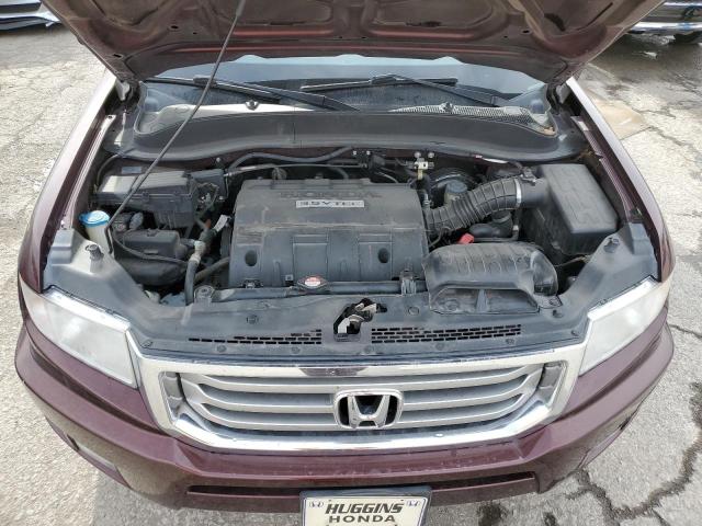 5FPYK1F52DB015331 - 2013 HONDA RIDGELINE RTL BURGUNDY photo 11