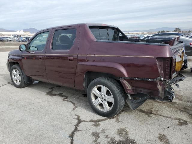 5FPYK1F52DB015331 - 2013 HONDA RIDGELINE RTL BURGUNDY photo 2