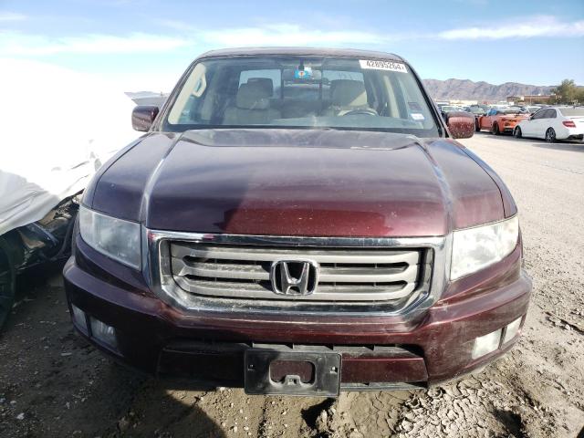 5FPYK1F52DB015331 - 2013 HONDA RIDGELINE RTL BURGUNDY photo 5