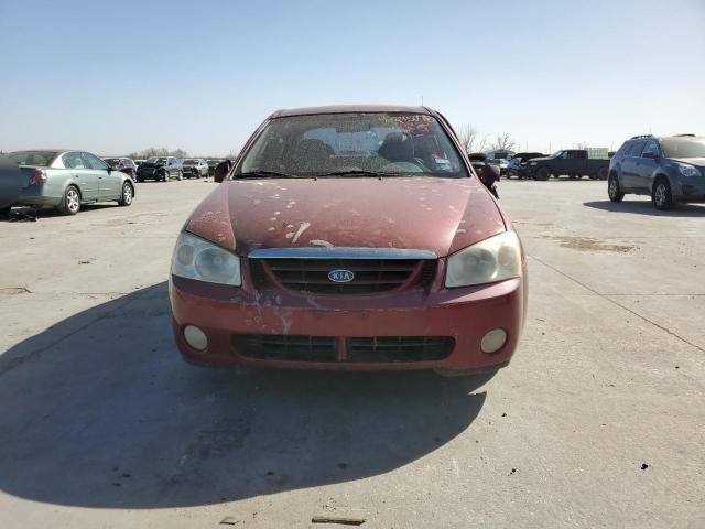 KNAFE121655143162 - 2005 KIA SPECTRA LX RED photo 5