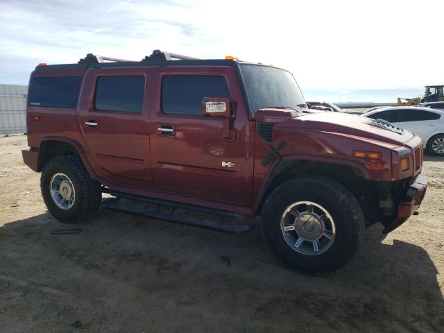 5GRGN23U13H145014 - 2003 HUMMER H2 BURGUNDY photo 4