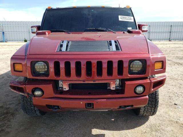 5GRGN23U13H145014 - 2003 HUMMER H2 BURGUNDY photo 5