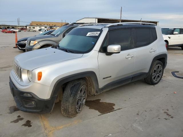 ZACCJADT1GPD33753 - 2016 JEEP RENEGADE LIMITED SILVER photo 1